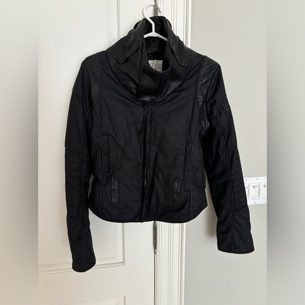 Black ‘leather’ jacket size S